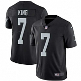 Nike Oakland Raiders #7 Marquette King Black Team Color NFL Vapor Untouchable Limited Jersey,baseball caps,new era cap wholesale,wholesale hats